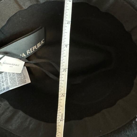 NWT Banana Republic Black Wool Hat - Picture 11 of 13